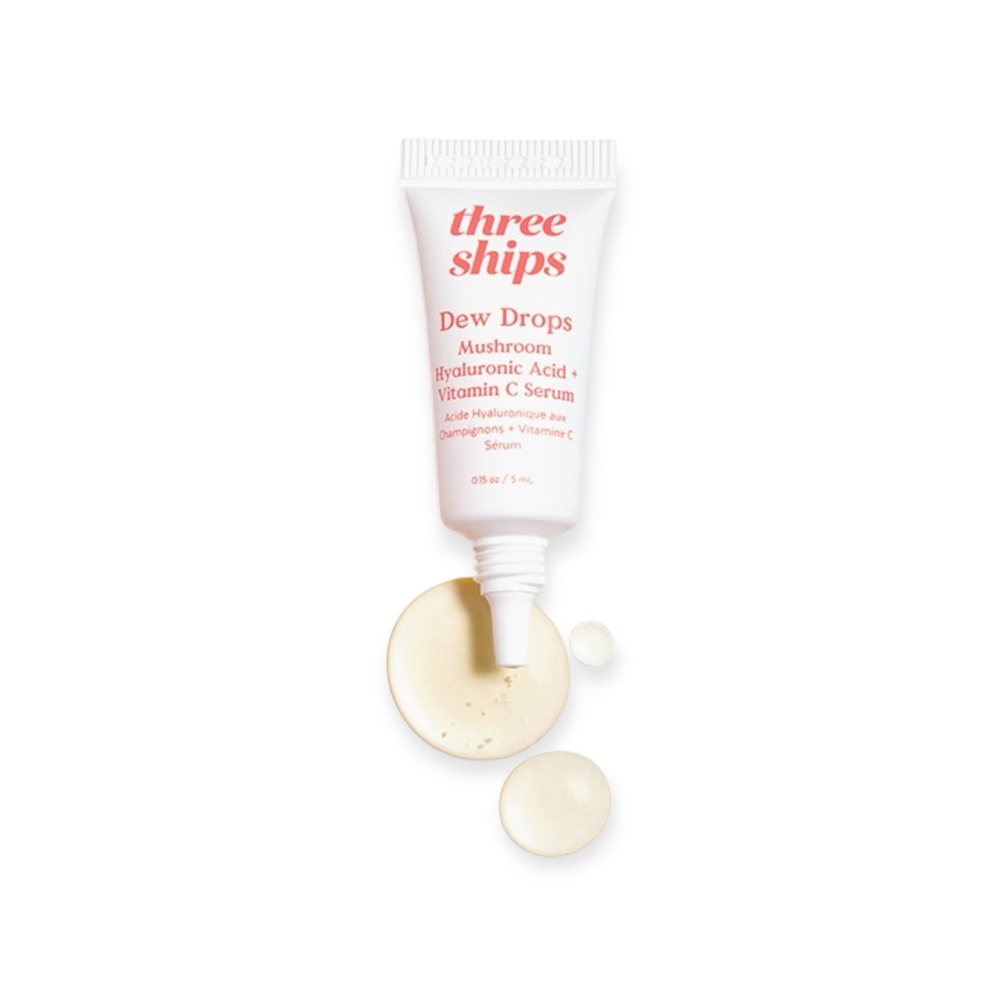 Three Ships Dew Drops Mushroom Hyaluronic Acid + Vitamin C Serum | New